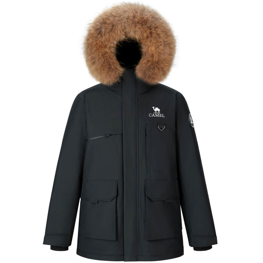 CAMEL CAMEL Warm Fleece Collection Down Jacket Men's