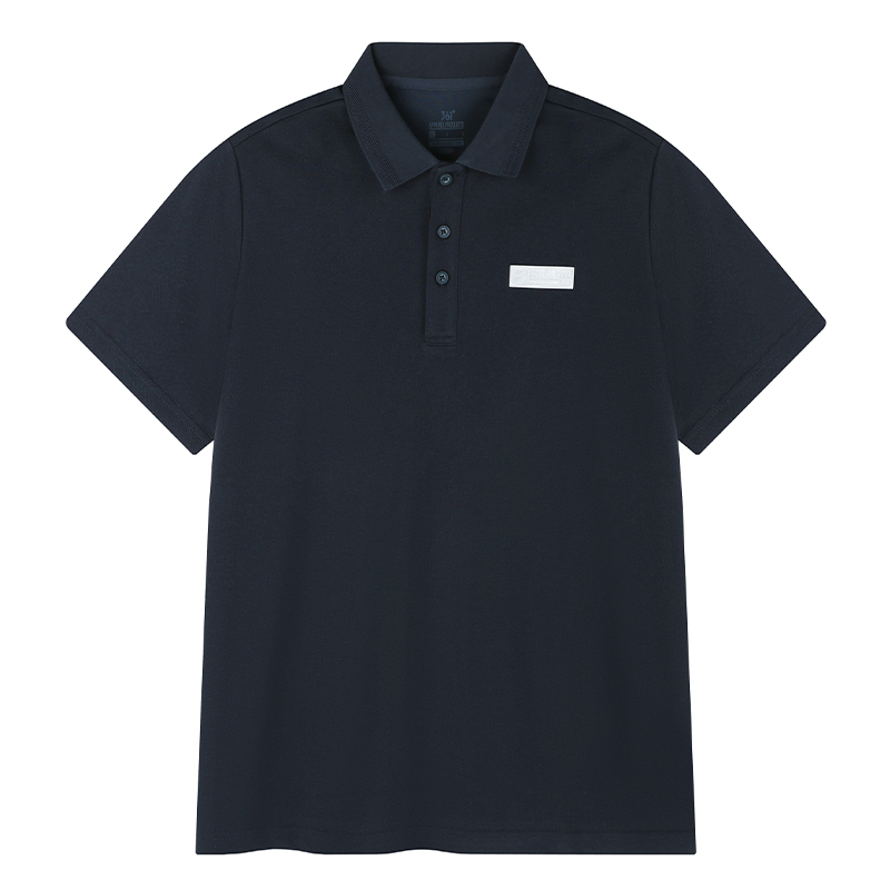 361° Polo Shirts Men's Dark Blue Polo Collar Moderate Straight Fit