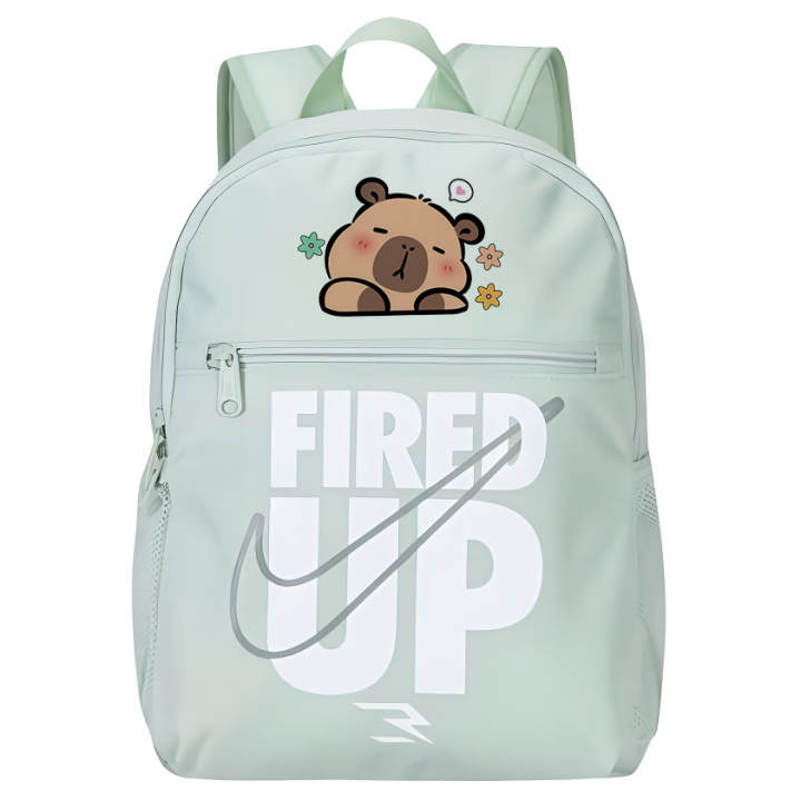Nike Nike Polyester Backpack Unisex Off Green