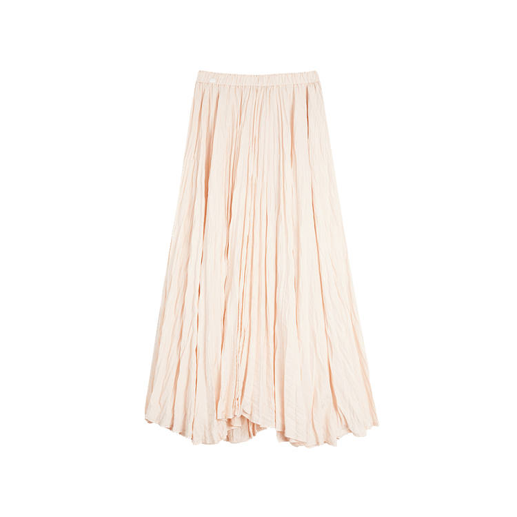 ELLE Casual Long Skirts Women's Moderate Long A Line Skirt