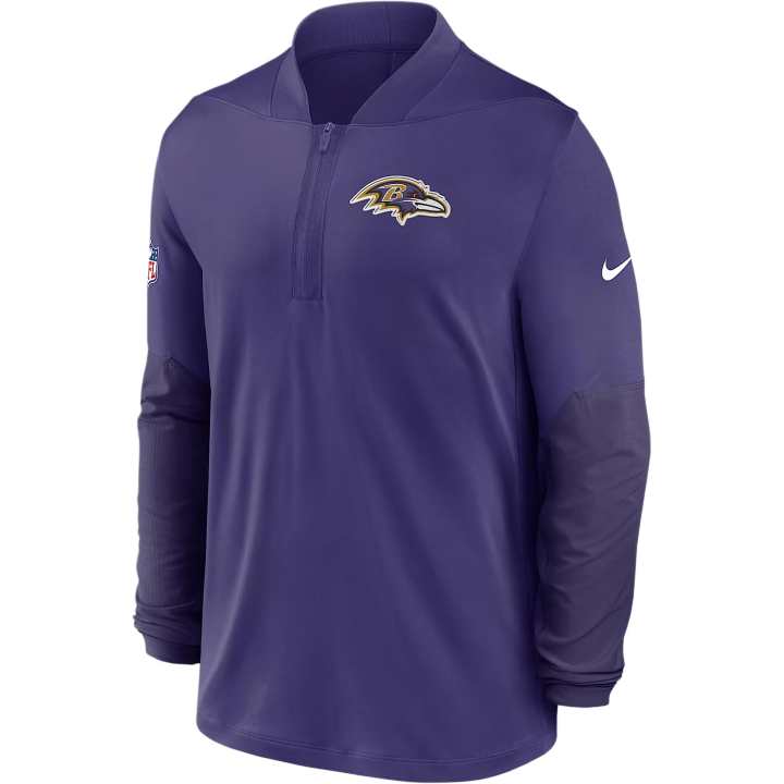 Nike Nike Baltimore Ravens Feel The Pressure Men's Nike Dri-FIT Nfl 1/2-Zip Top
