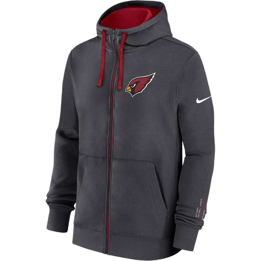 Nike Nike Arizona Cardinals Playbook Page Club Men's Nike Nfl Full-Zip Hoodie