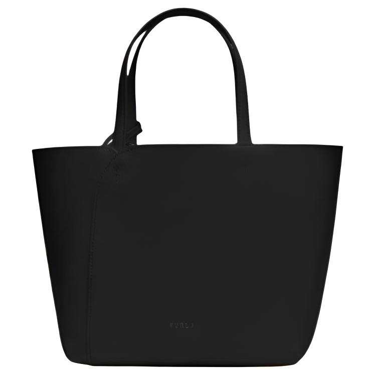 Furla Cow Leather Handbag Small Women's Black