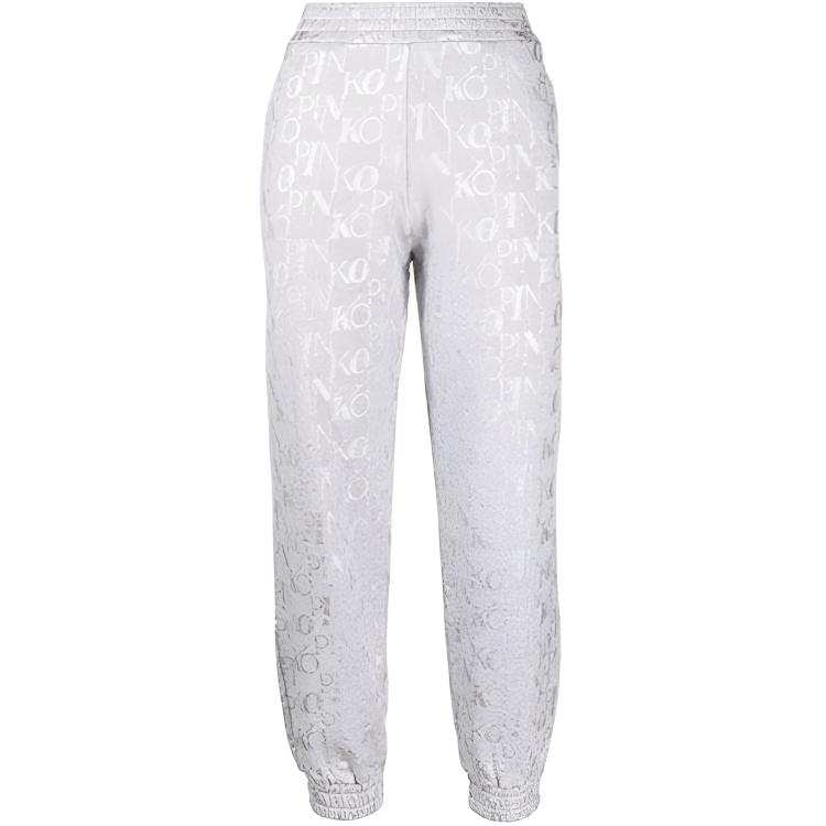 PINKO Knitted Sweatpants Women's Gray