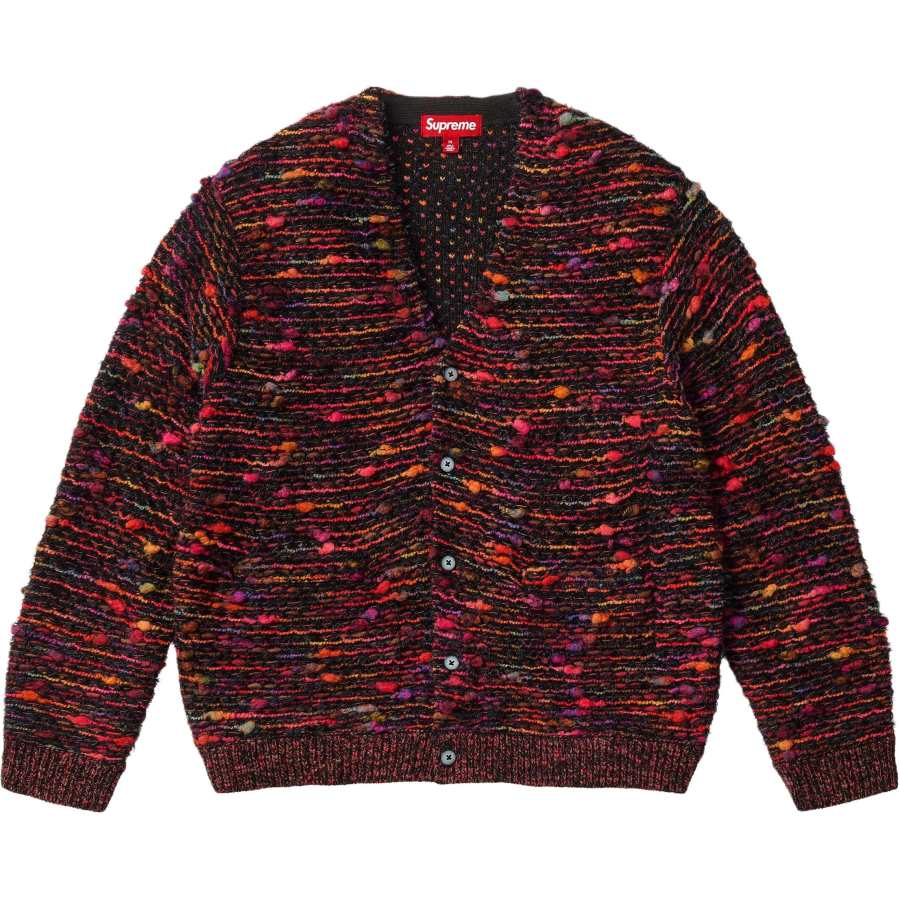 Supreme Supreme FW25 WEEK13 Textured Cardigan Knitwear Unisex