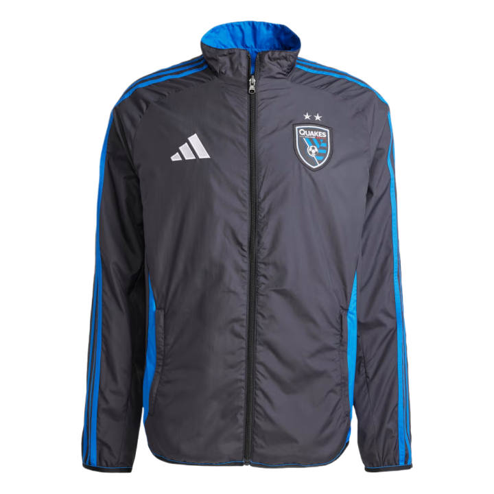 Adidas Adidas Free Shipping With AdiClub San Jose Earthquakes Reversible Anthem Jacket