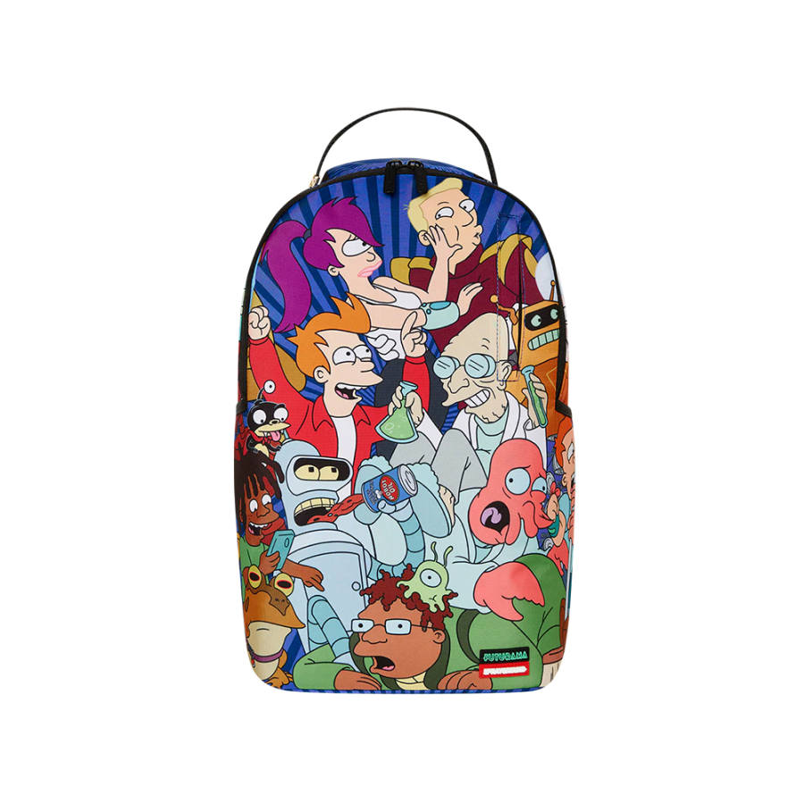 SPRAYGROUND SPRAYGROUND Fly Out The Future, Collaboration Polyester Backpack Unisex Multicolor