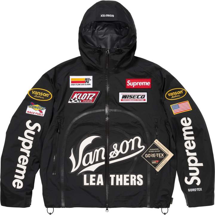 Supreme Supreme x Vanson Leathers FW25 GORE TEX Shell Jacket Unisex