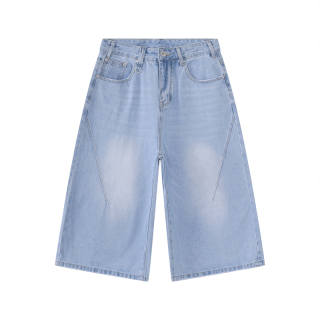 Voguo Relay Denim Shorts Unisex