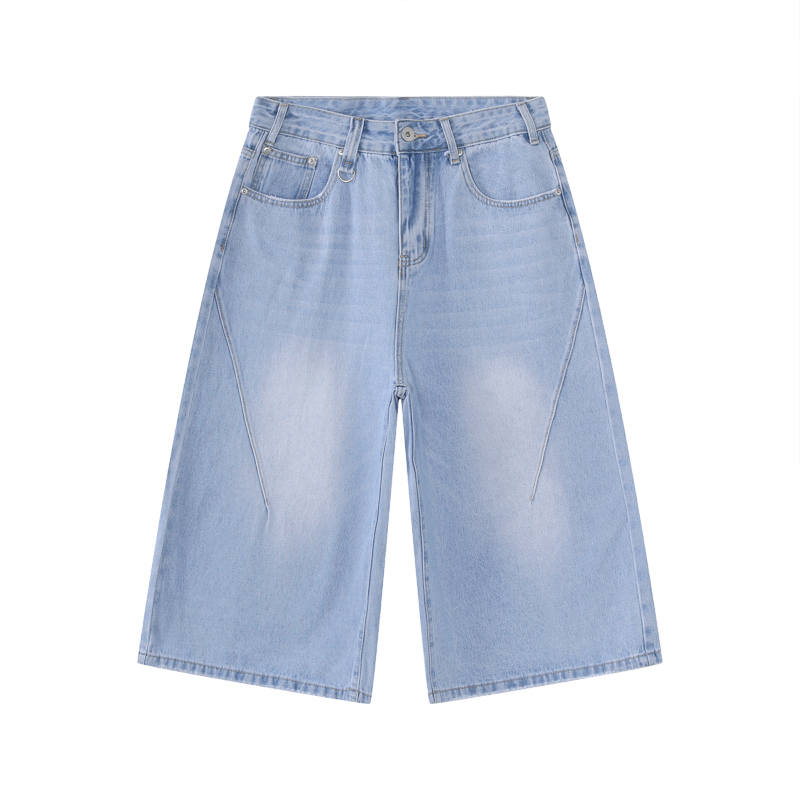 Voguo Relay Denim Shorts Unisex