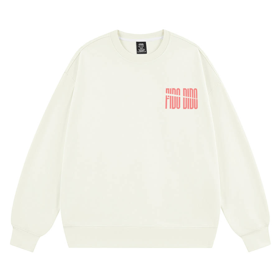 FIDO DIDO Sweatshirts Unisex Crew Neck Moderate Regular
