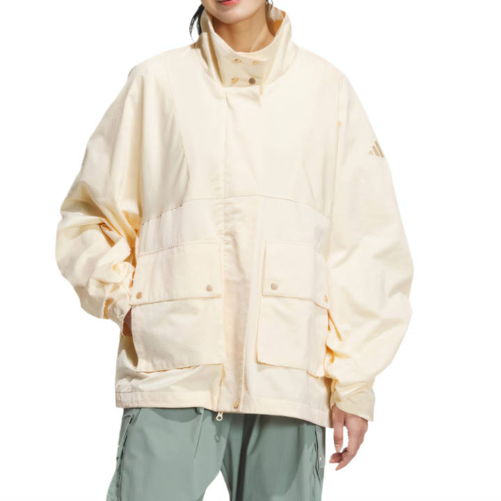 Adidas Adidas Jackets Women's Warm Vanilla Stand Collar Moderate Other