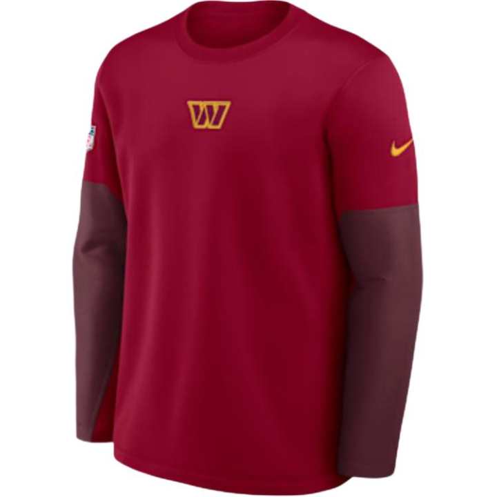 Nike Nike Washington Commanders Scripted To Win Sideline Coach Men's Nike Therma-FIT Nfl Long-Sleeve T-Shirt