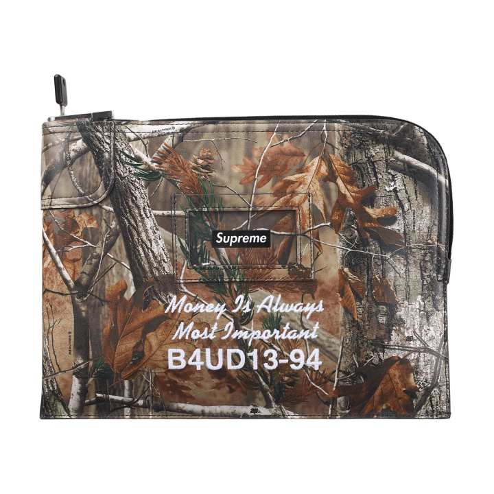 Supreme Supreme Calfskin Clutch Unisex Multicolor