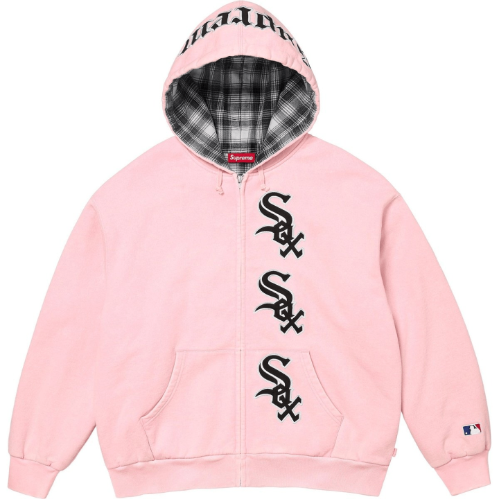 Supreme Supreme x Chicago White Sox Zip Up Hooded Sweatshirt Unisex