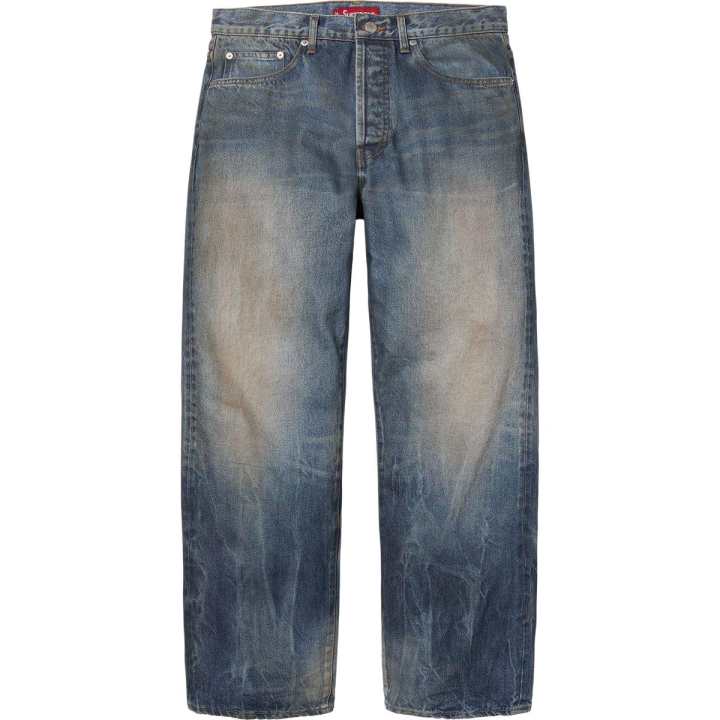 Supreme Supreme Distressed Loose Fit Selvedge Jean SS24