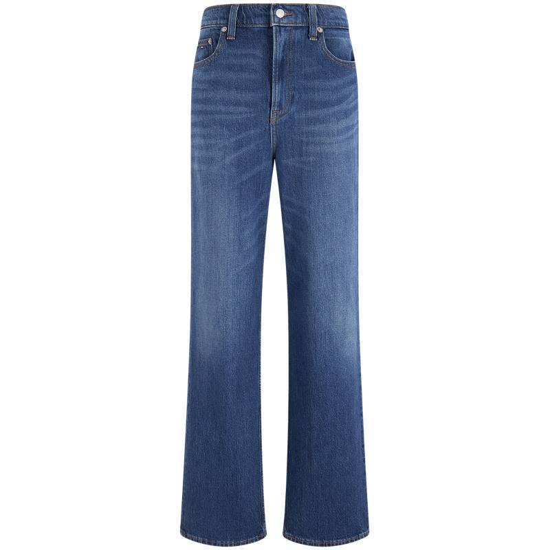 Tommy Hilfiger Jeans Women's Denim Blue 1BK Moderate Straight Fit Pants