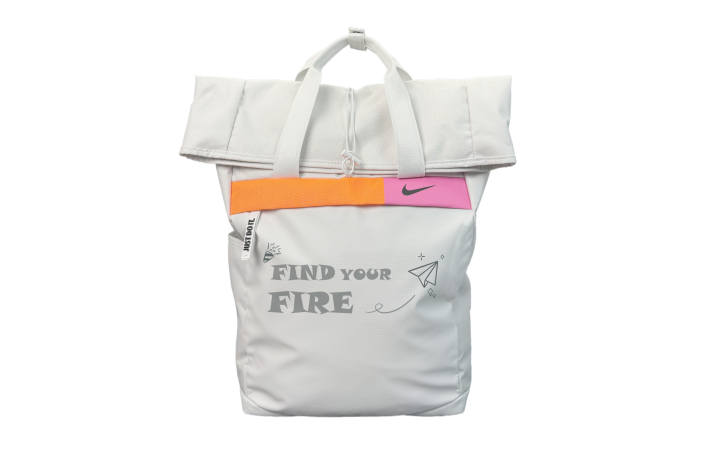 Nike Nike Fabric Backpack Unisex Light Silver Gray