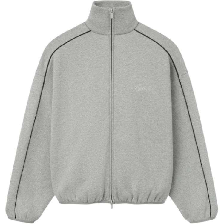Fear Of God Essentials logo-embroidered zip-up track jacket