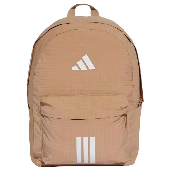 Adidas Adidas ESSENTIALS 3 Stripes Polyester Backpack Unisex Warm Sandstone
