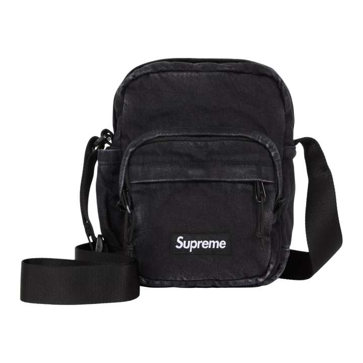 Supreme Supreme Denim Shoulder Bag Unisex Black