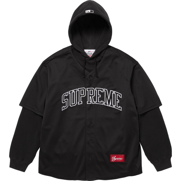 Supreme Supreme x Chicago White Sox logo-detail hoodie
