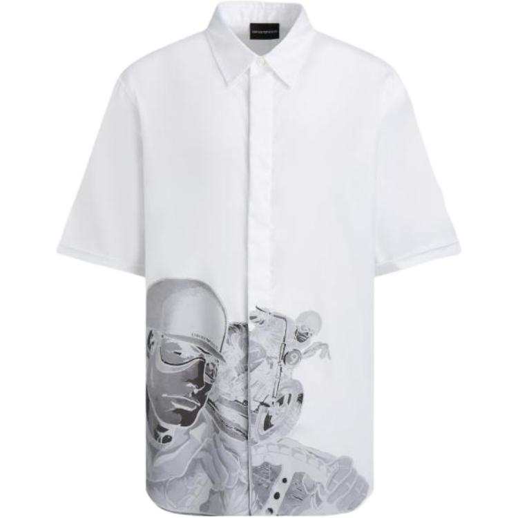 EMPORIO ARMANI SS22 Shirt Men's White