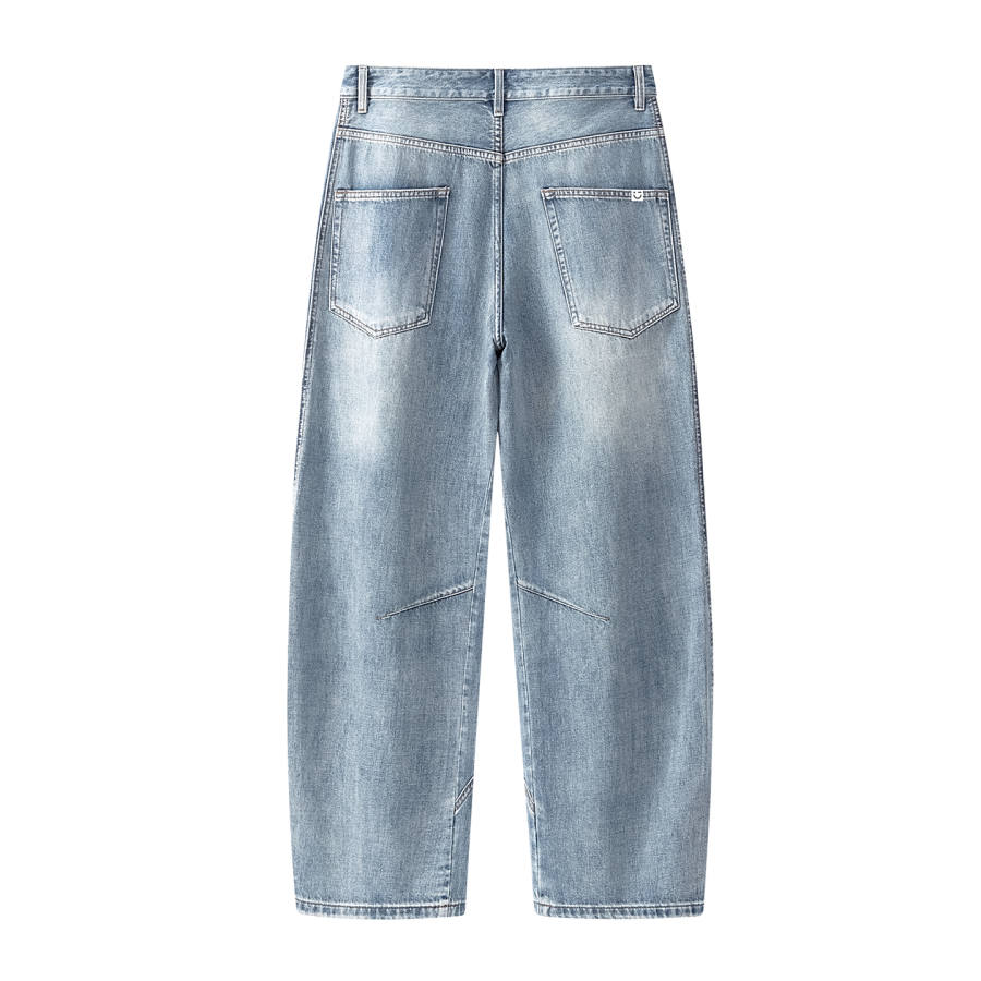 MINISO MINISO Jeans Unisex Moderate Wide Leg Pants