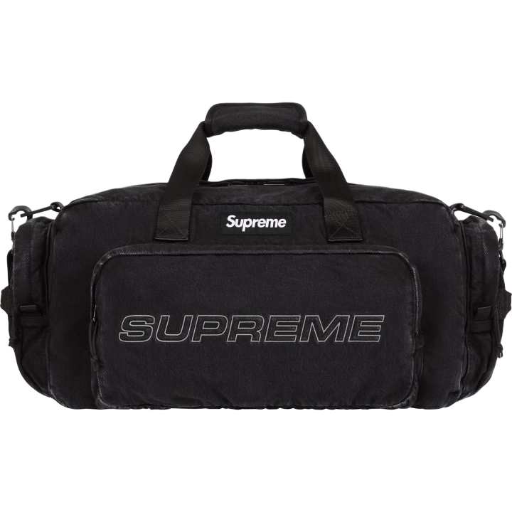 Supreme Supreme 39L Cotton Travel Bag Unisex Black