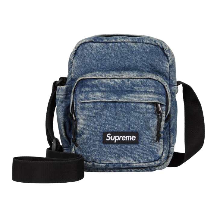 Supreme Supreme Denim Shoulder Bag Unisex Blue
