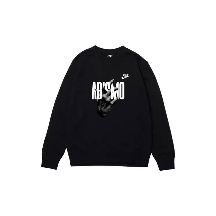 Nike Nike Sweatshirts Men's Black Crew Neck Moderate Regular