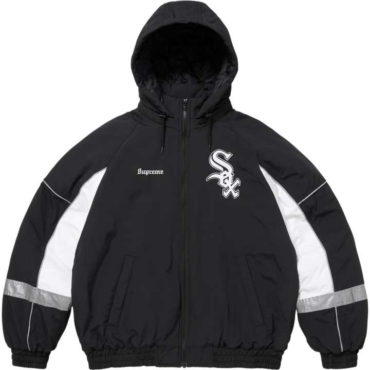 Supreme Supreme Chicago White Sox hooded stadium jacket