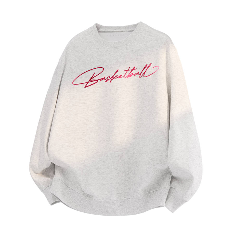Tonlion Sweatshirts Unisex Crew Neck Moderate Regular