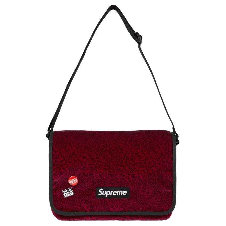 Supreme Supreme Nylon Messenger Bag, Shoulder Bag Small Women's Red