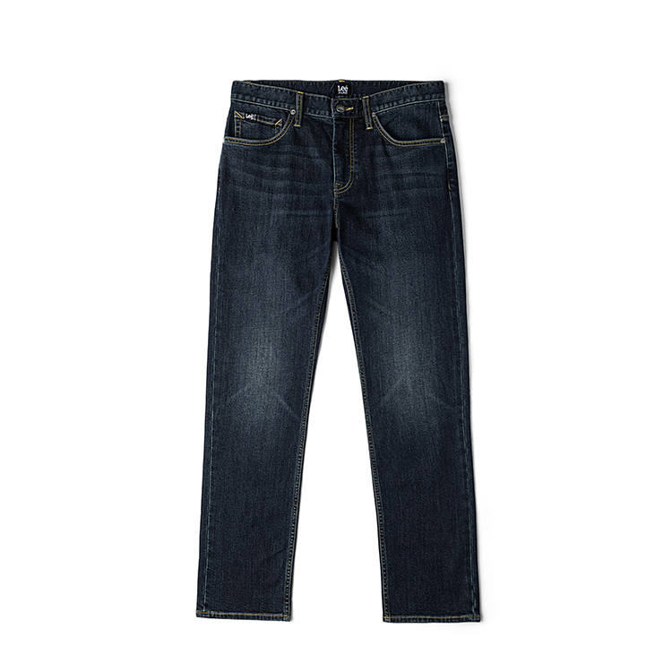 Lee Lee Jeans Men's Dark Blue Straight Fit Pants