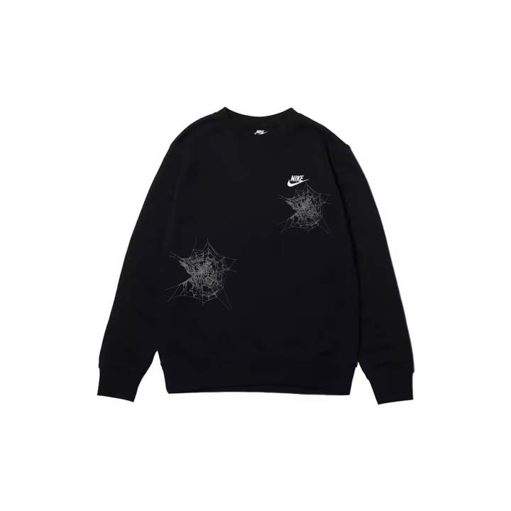 Nike Nike Sweatshirts Men's Black Crew Neck Moderate Regular