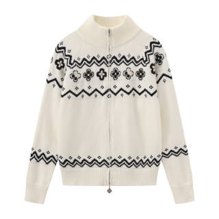 COLDSTONE Sweaters Unisex Ecru Stand Collar Moderate Other