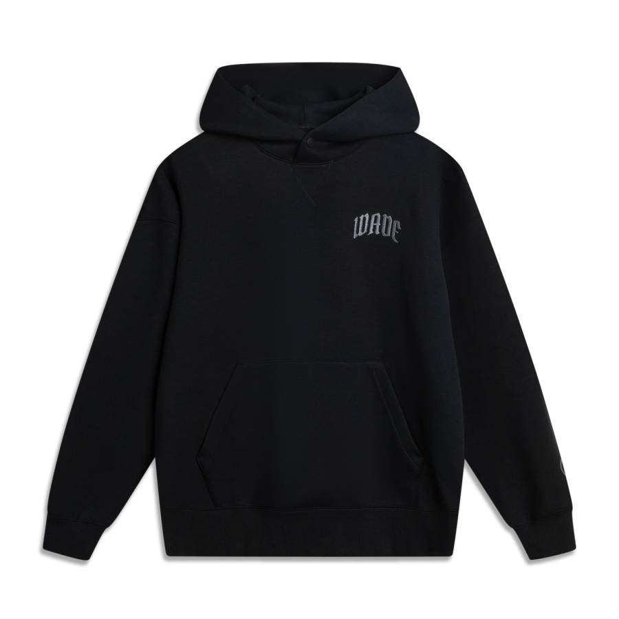 Li-Ning Li Ning Sweatshirts Men's Black Hooded Moderate Regular
