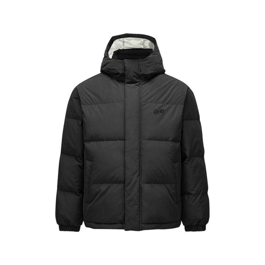 Skechers Heat Source Collection Down Jacket Unisex Carbon Black