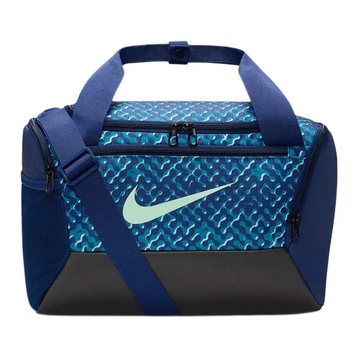 Nike Nike Brasilia Polyester One Shoulder Handbag Unisex Blue Cavity