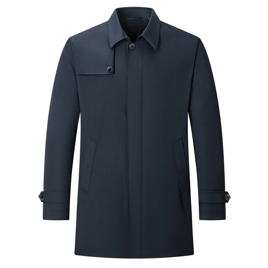 SEPTWOLVES SEPTWOLVES Trench Coats Men's Lapel Moderate