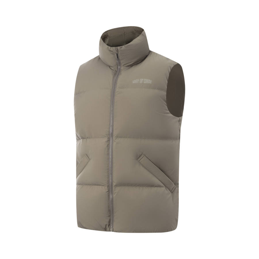 Li-Ning Li Ning Down Vests Men's Bamboo Umber Stand Collar Thickened Other