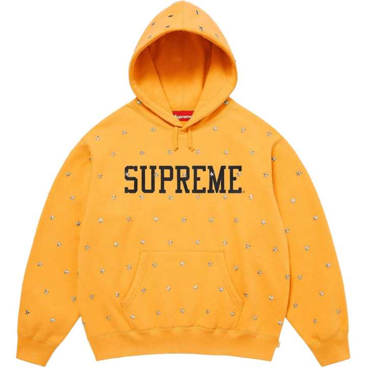 Supreme Supreme stars studded hoodie