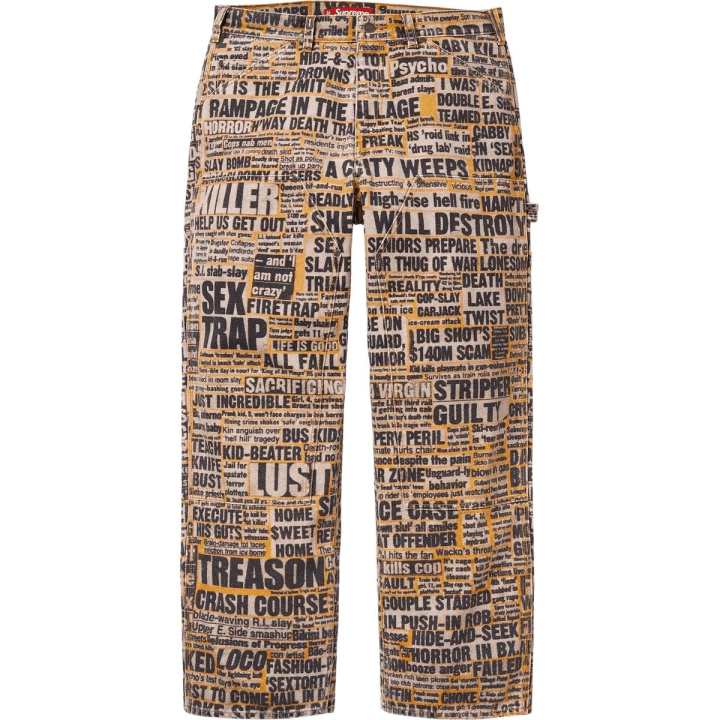 Supreme Supreme FW25 WEEK17 Double Knee Painter Pant Casual Pants Unisex