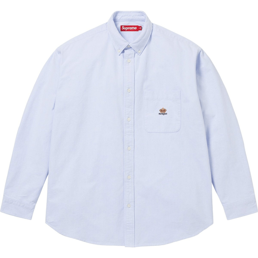 Supreme Supreme FW25 WEEK17 Loose Fit Flannel Oxford Shirt Unisex