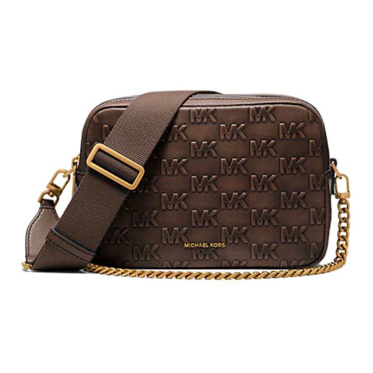 MICHAEL KORS Bryant Leather Crossbody Bags Medium Women's Brown
