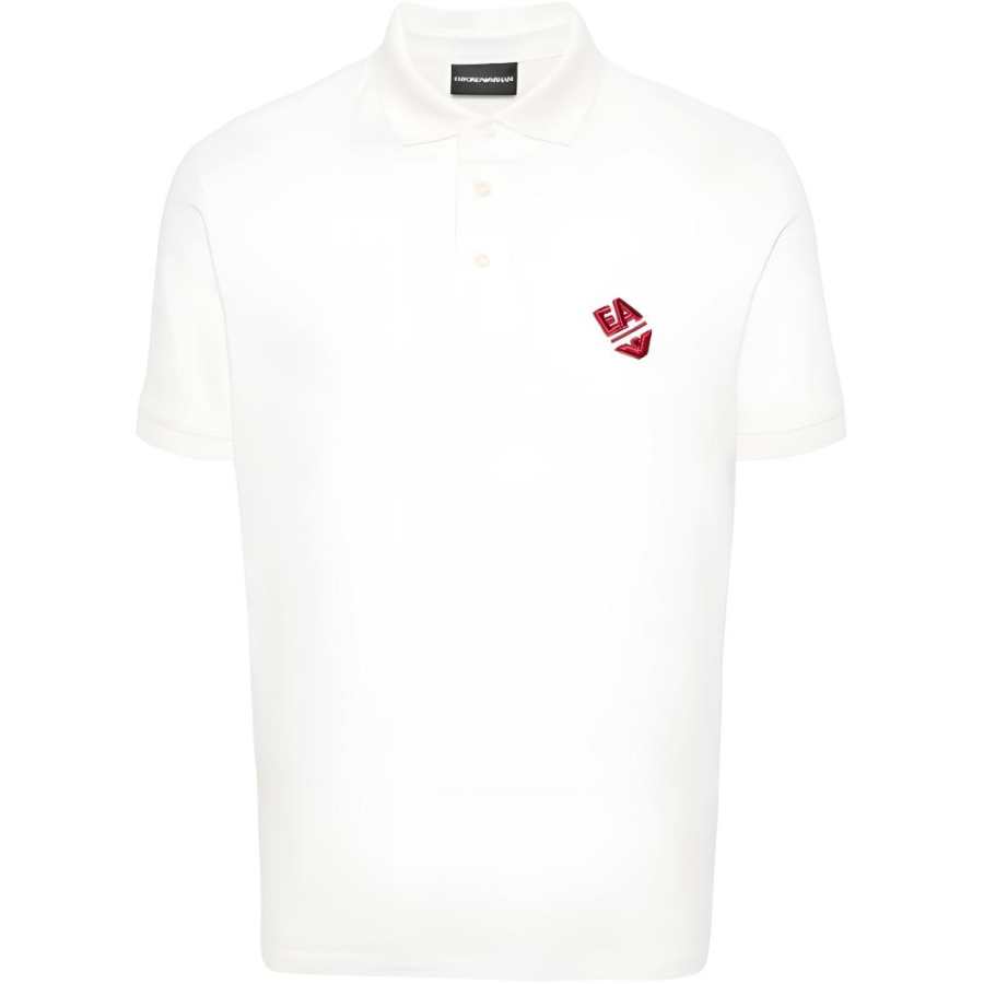 EMPORIO ARMANI FW23 Polo Shirt Men's White