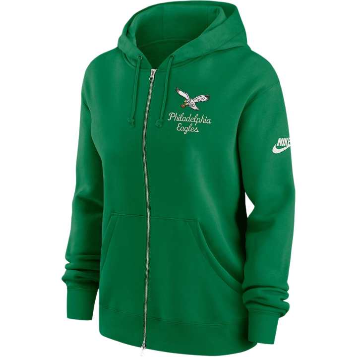 Nike Nike Philadelphia Eagles Phoenix Rewind Women's Nike Nfl Full-Zip Hoodie