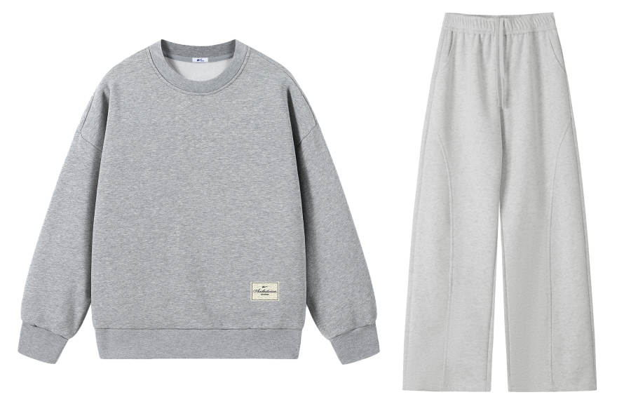 WARRIOR WARRIOR Huichao Cloud Canvas Collection Sweatshirt Set Unisex
