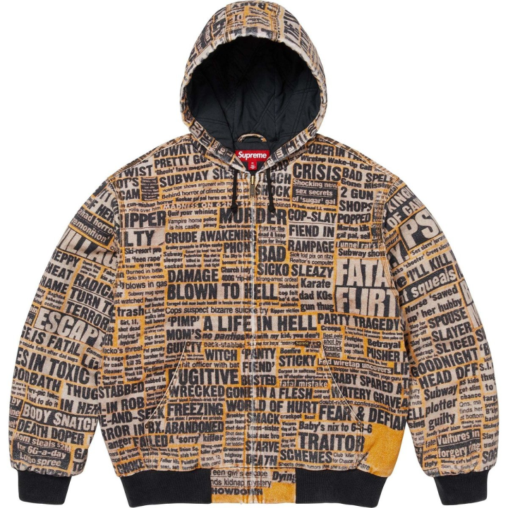 Supreme Supreme x Dash Snow Hooded Work Jacket Jackets & Coats Unisex